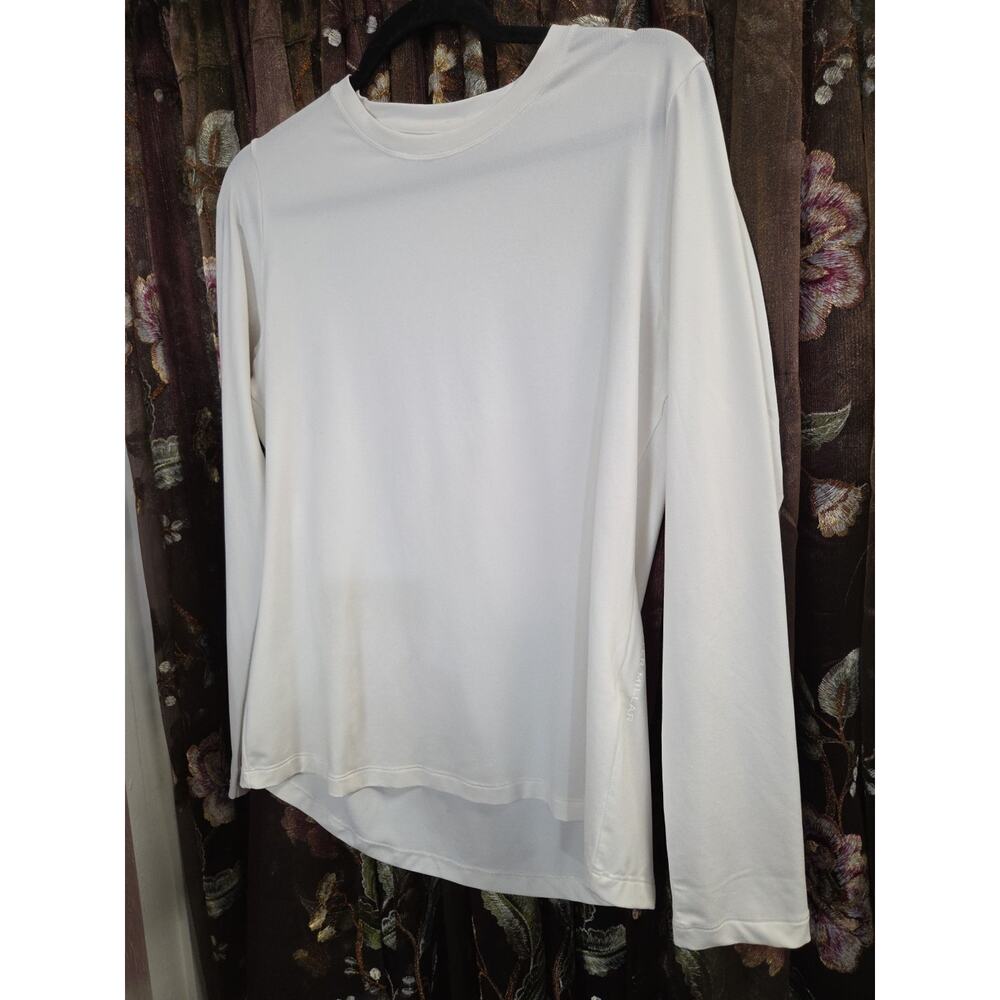 Peter Millar Vinyasa Womens Performance White Long Sleeve Size Medium - Picture 6 of 14